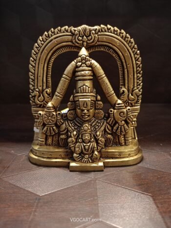 Brass Venkateshwara statue with Lakshmi