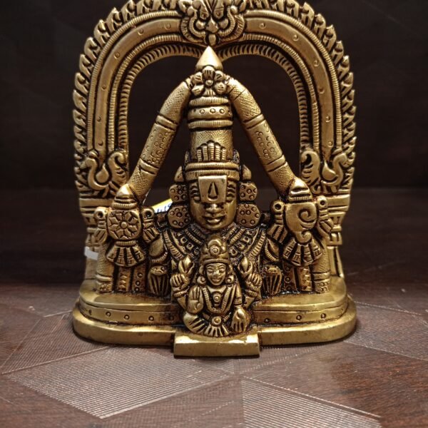 Brass Venkateshwara statue with Lakshmi