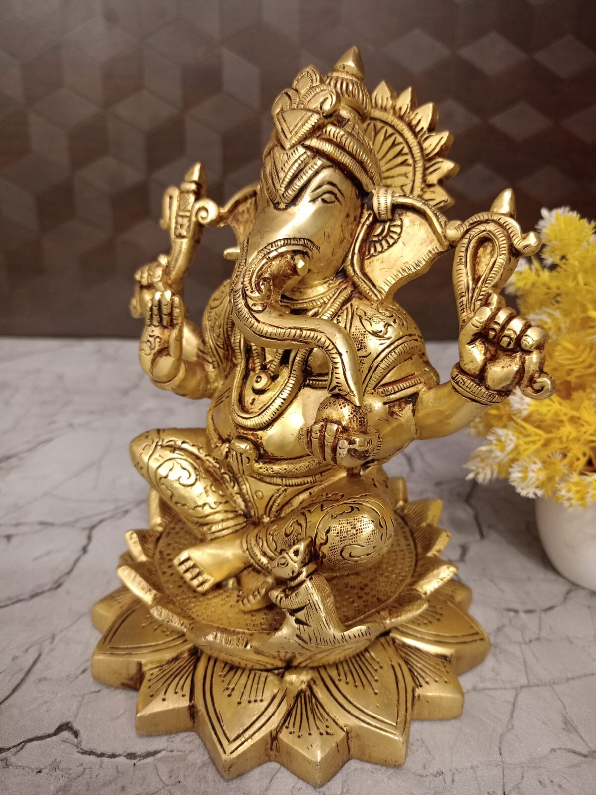 Brass ganesha idol pooja gift vgocrt coimbatore india2 scaled