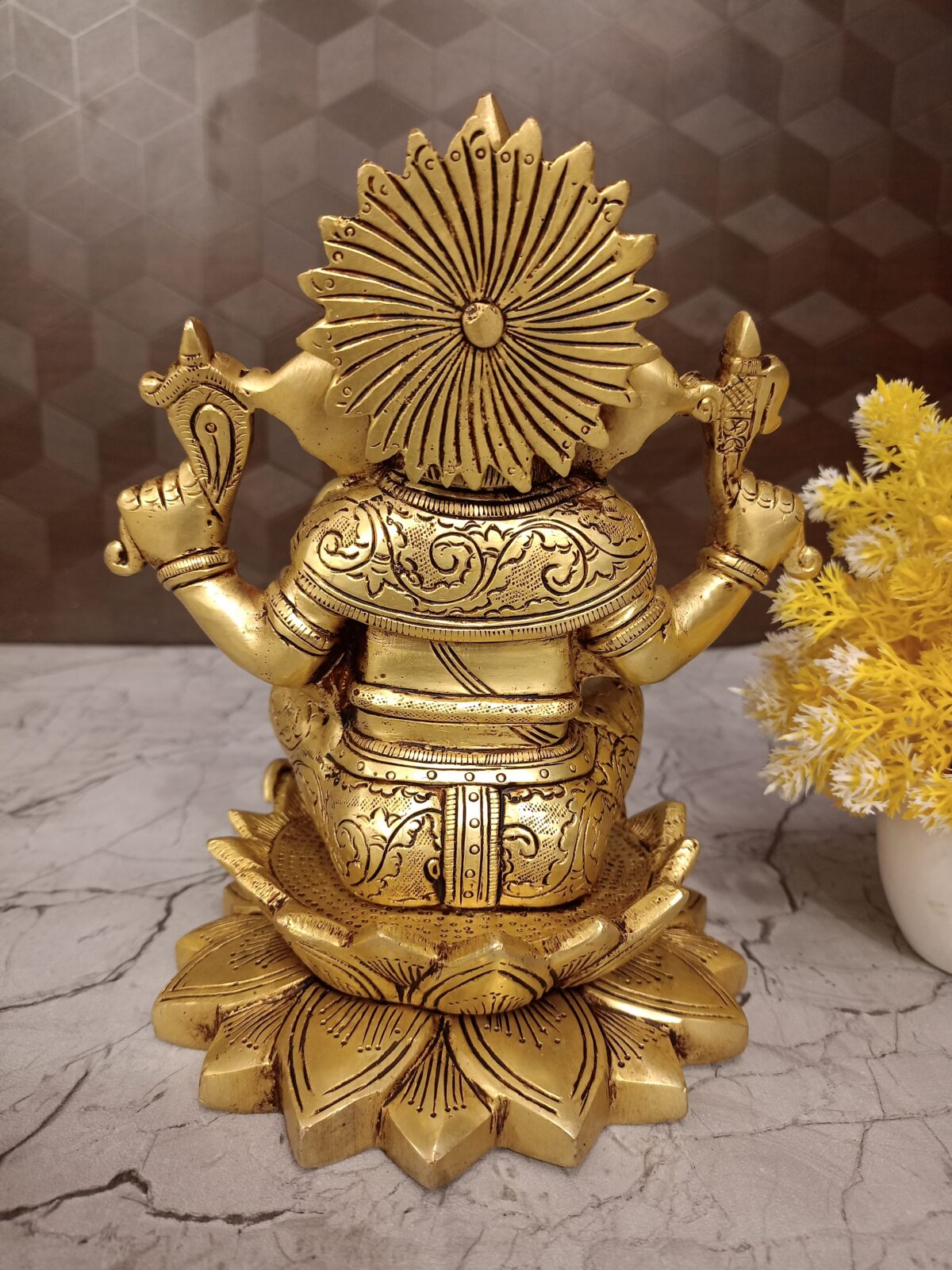 Brass ganesha idol pooja gift vgocrt coimbatore india3 scaled