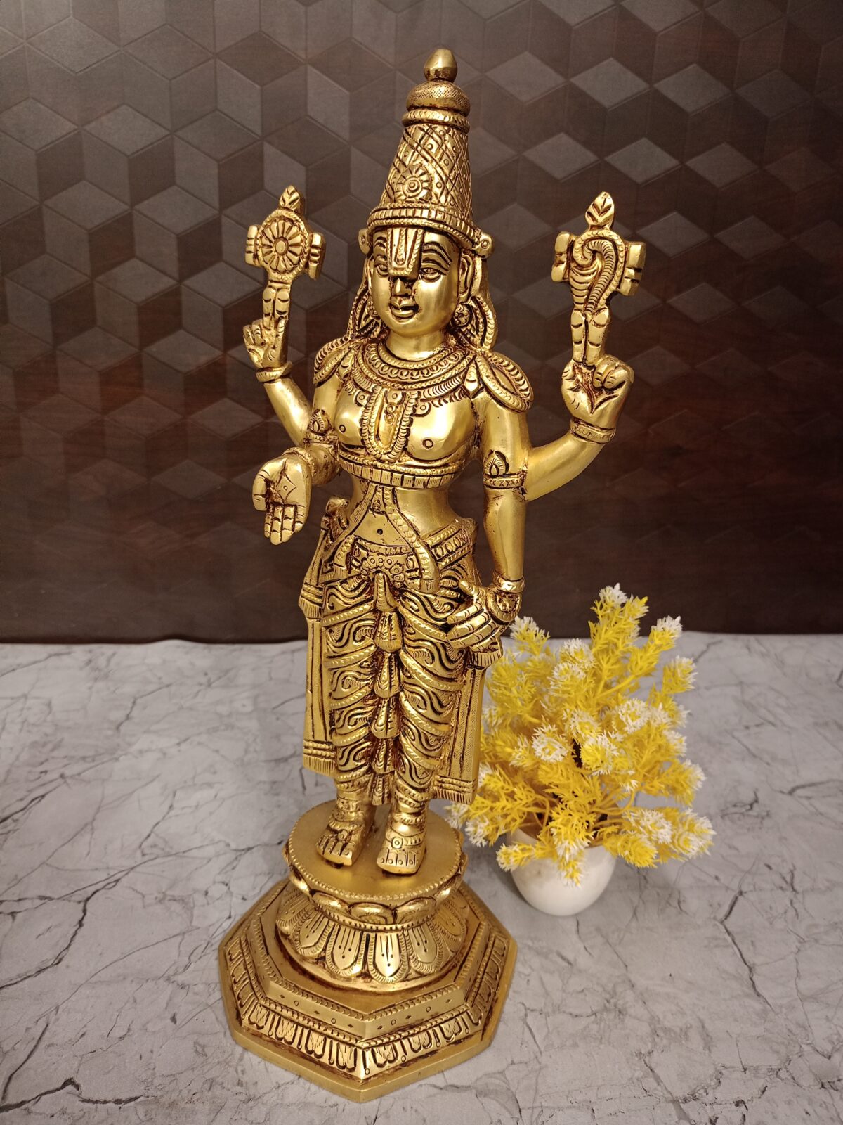 Brass perumal idol pooja gift vgocart coimbatore india1 scaled