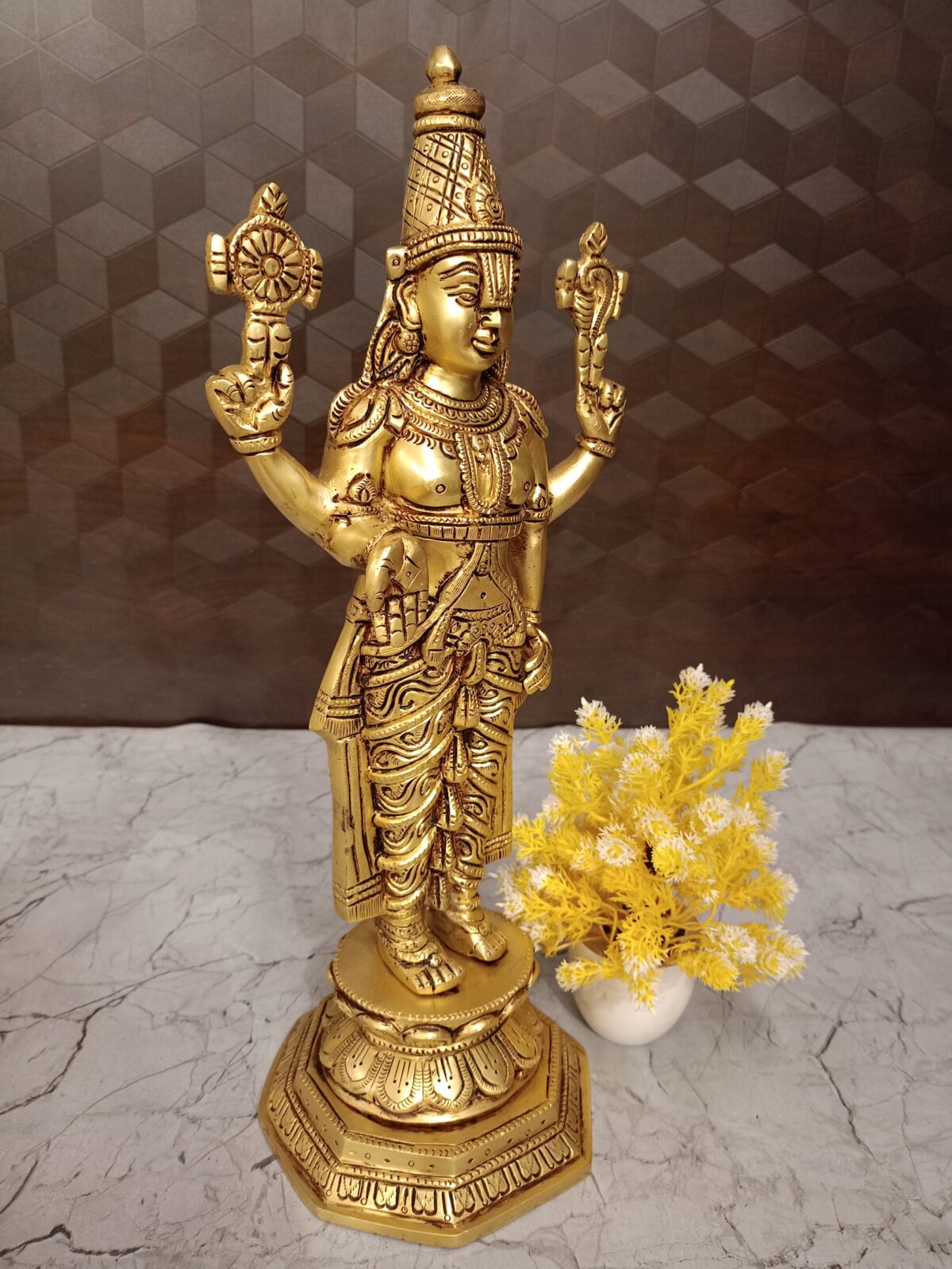 Brass perumal idol pooja gift vgocart coimbatore india2 scaled