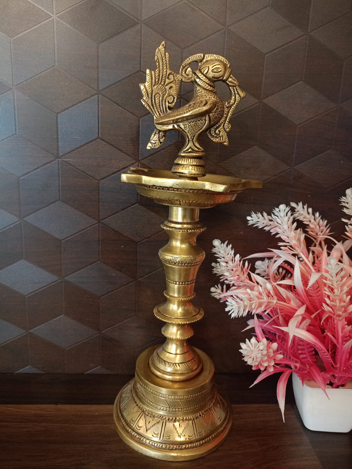 brass annam kuthu vilakku idol pooja gift vgocart coimbatore india scaled