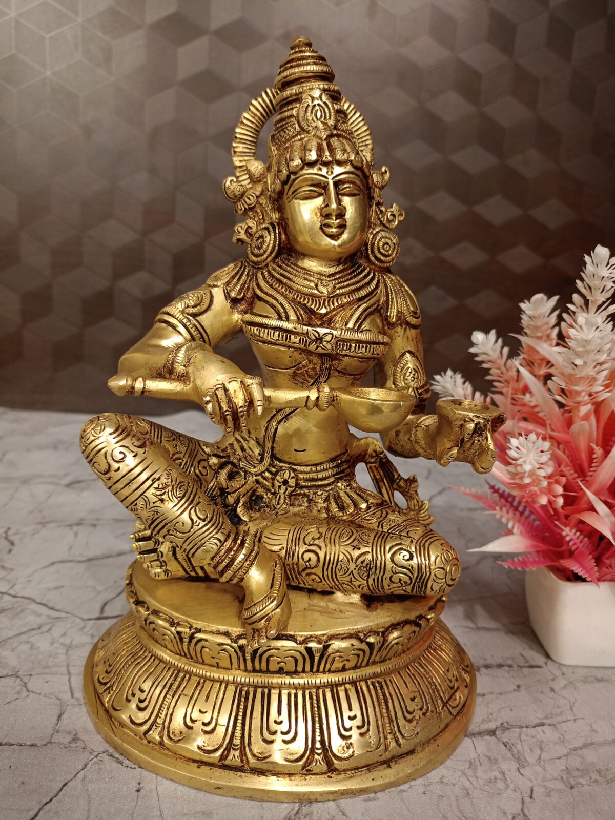 brass annapoorani idol pooja gift vgocart coimbatore india scaled