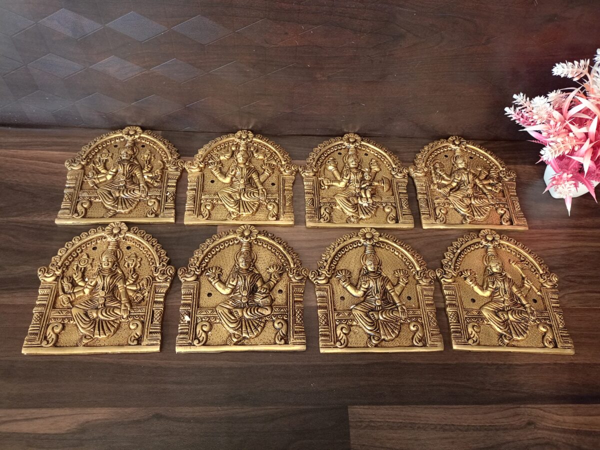 brass ashtalakshmi wall mount door panal pooja gift vgocart coimbatore india1 scaled