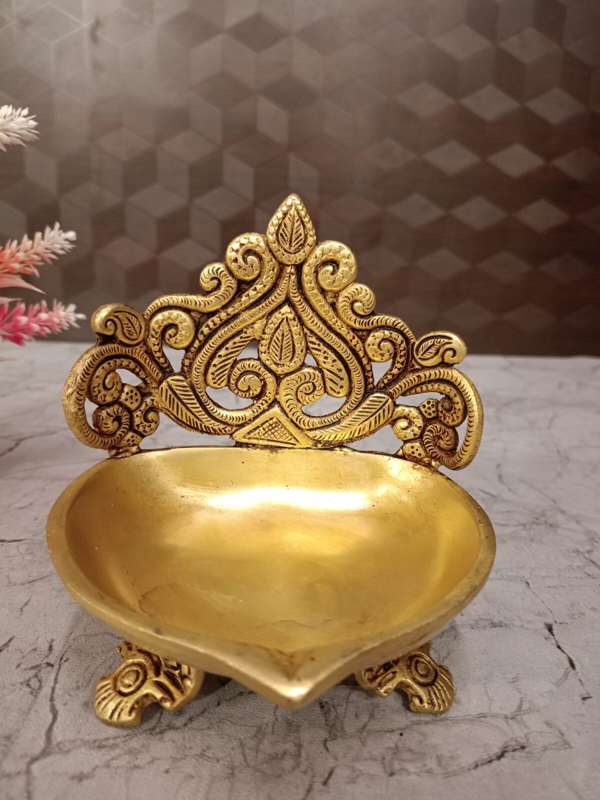 brass designer diya pooja gift antique coimbatore india scaled