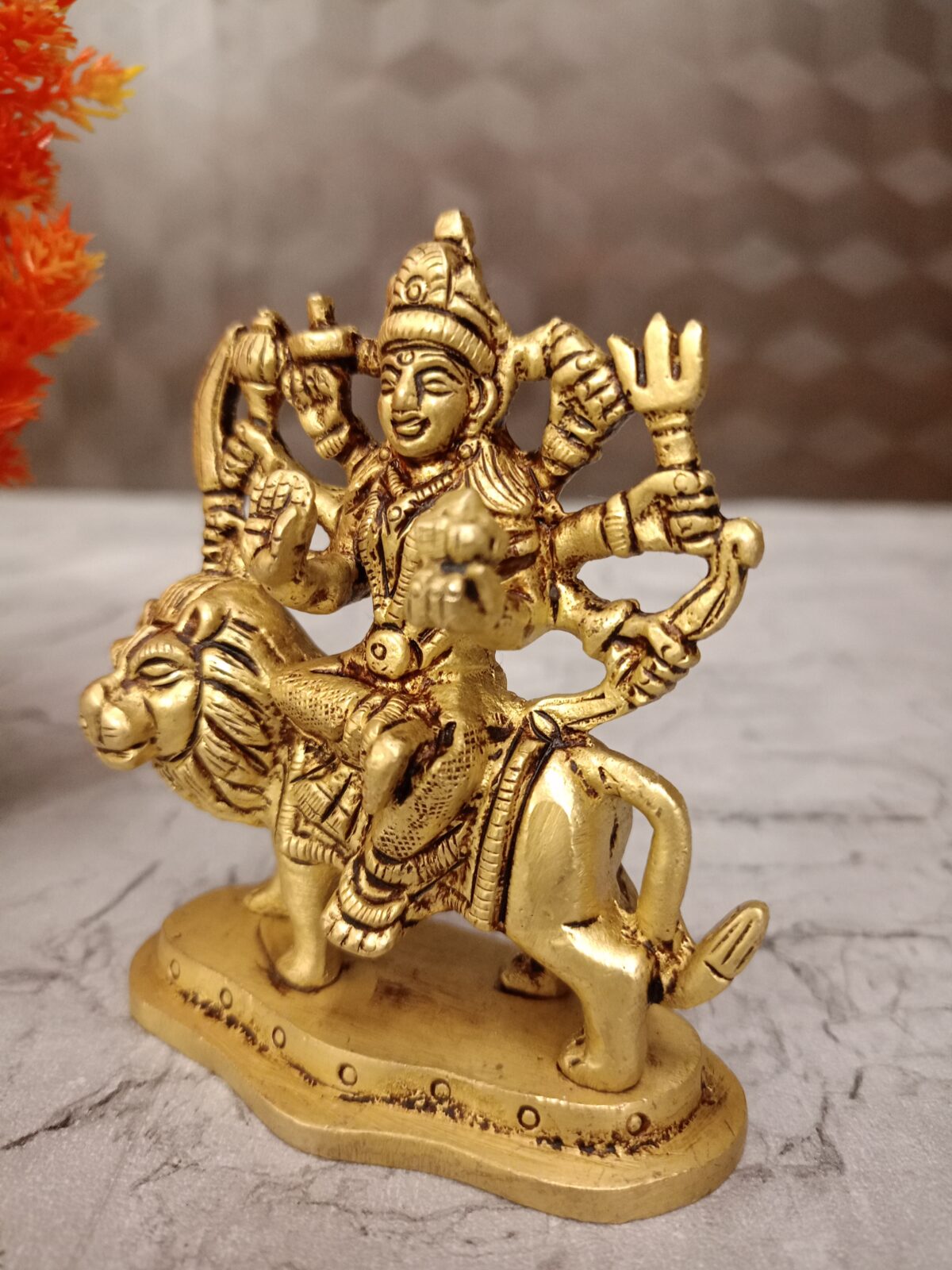 brass durga idol pooja gift antique vgocart coimbatore india1 scaled