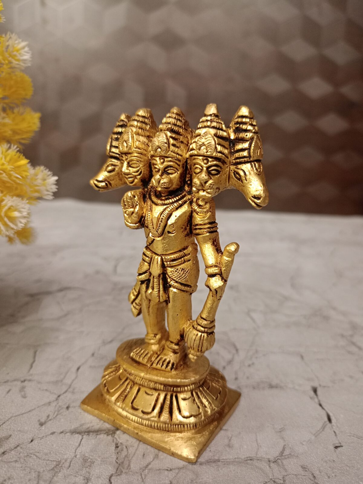 brass five facehanuman idol pooja gift vgocart coimbatore india1 scaled