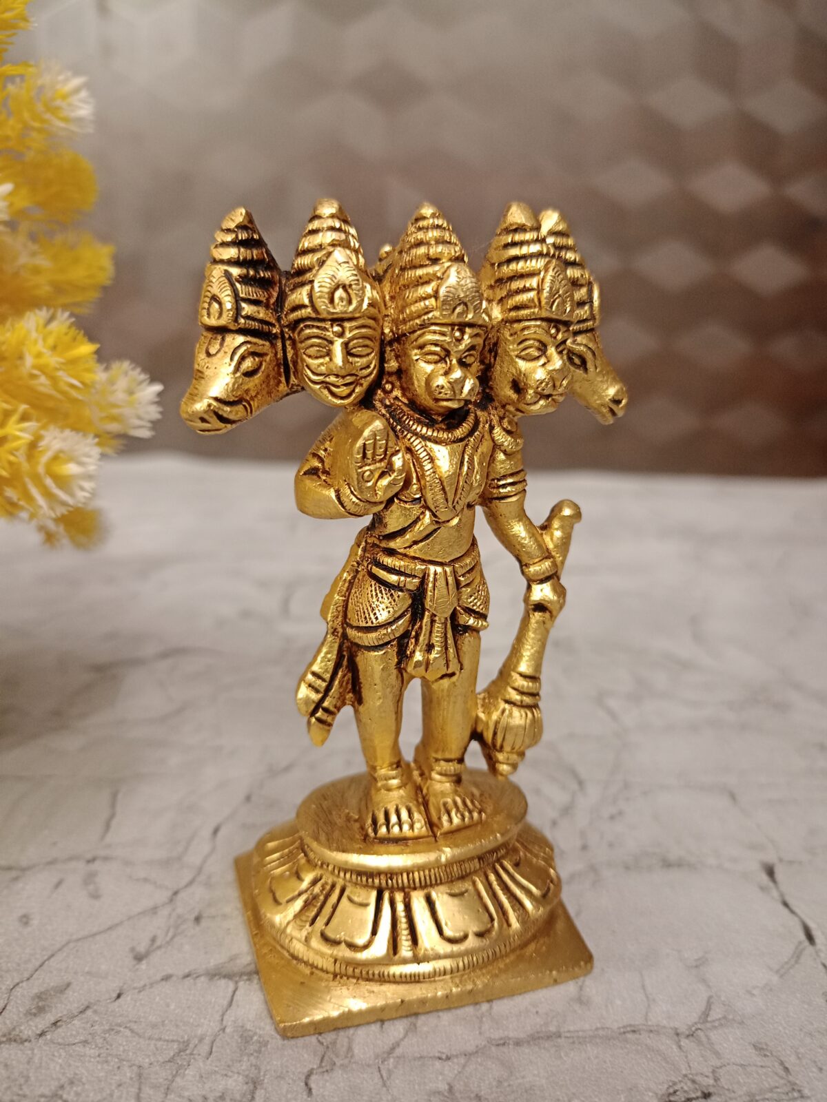 brass five facehanuman idol pooja gift vgocart coimbatore india2 scaled