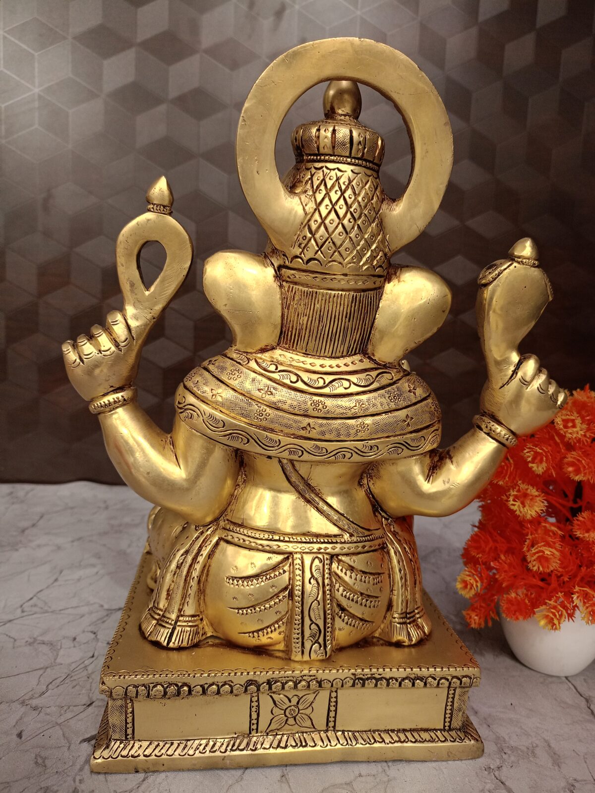 brass ganesha idol pooja gift vgocart coimbatore india3 scaled