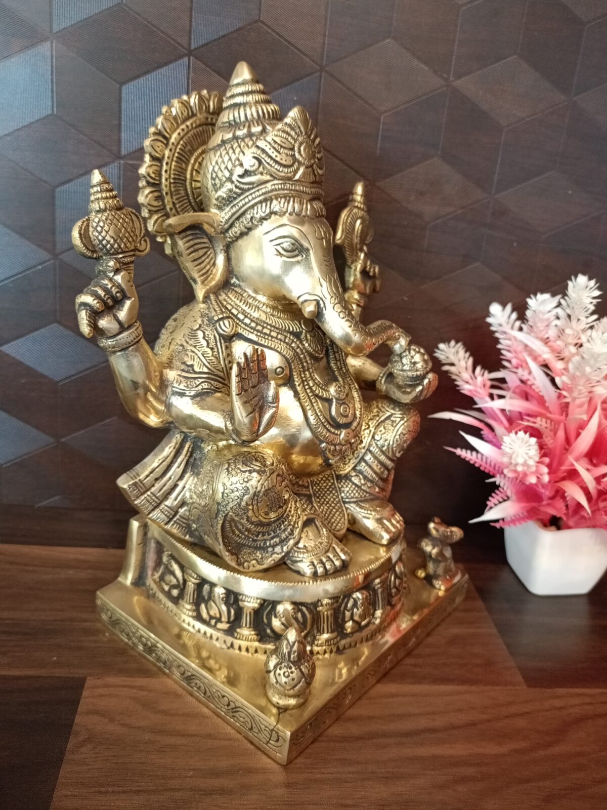 brass ganesha idol pooja gift vgpcart coimbatore india scaled