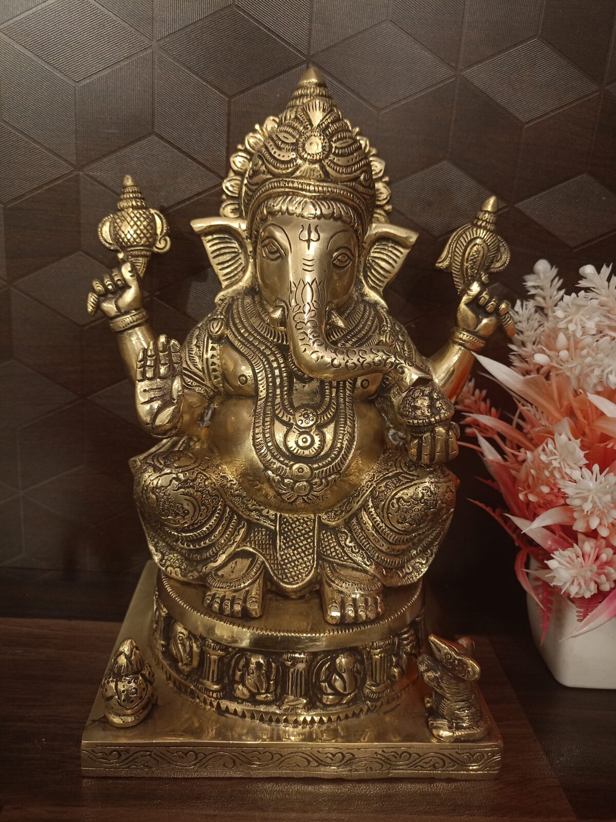 brass ganesha idol pooja gift vgpcart coimbatore india3 2 scaled