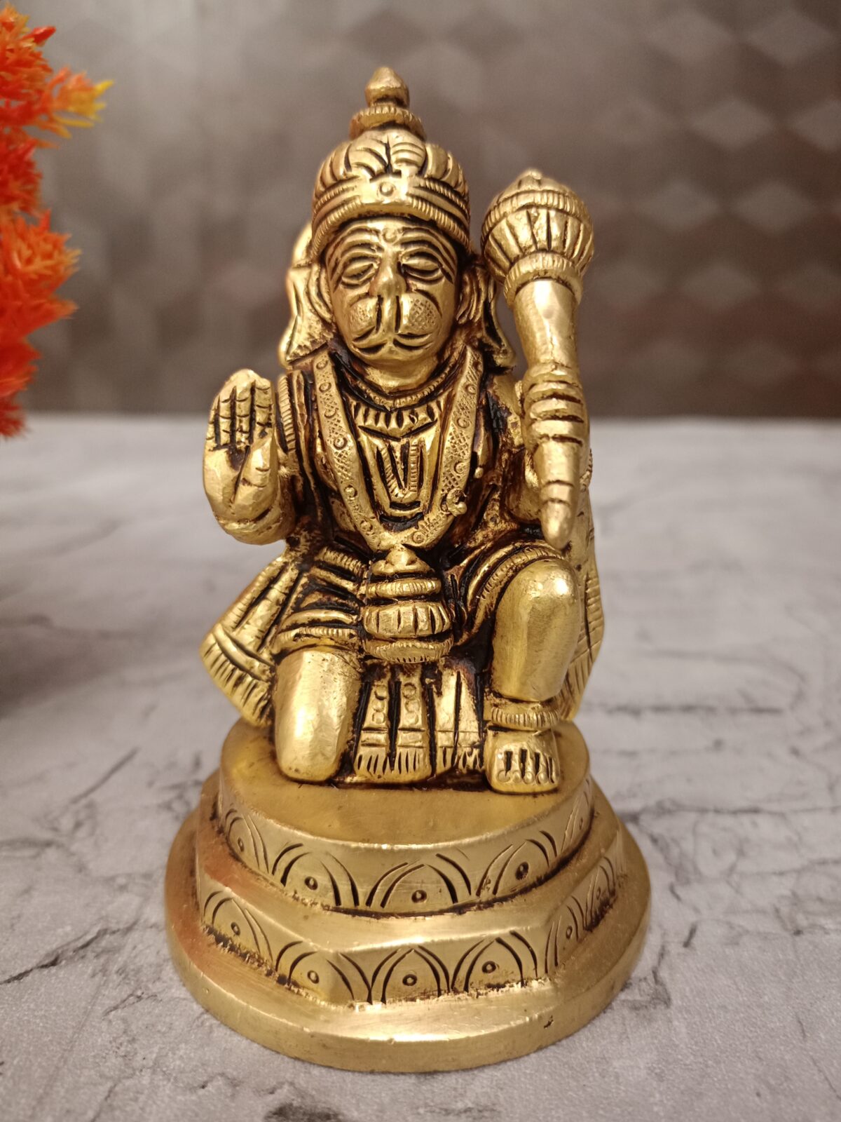 brass hanuman idol pooja gift antique vgocart coimbatore india scaled