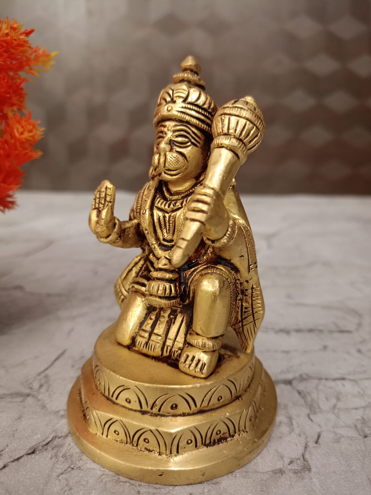 brass hanuman idol pooja gift antique vgocart coimbatore india1 scaled