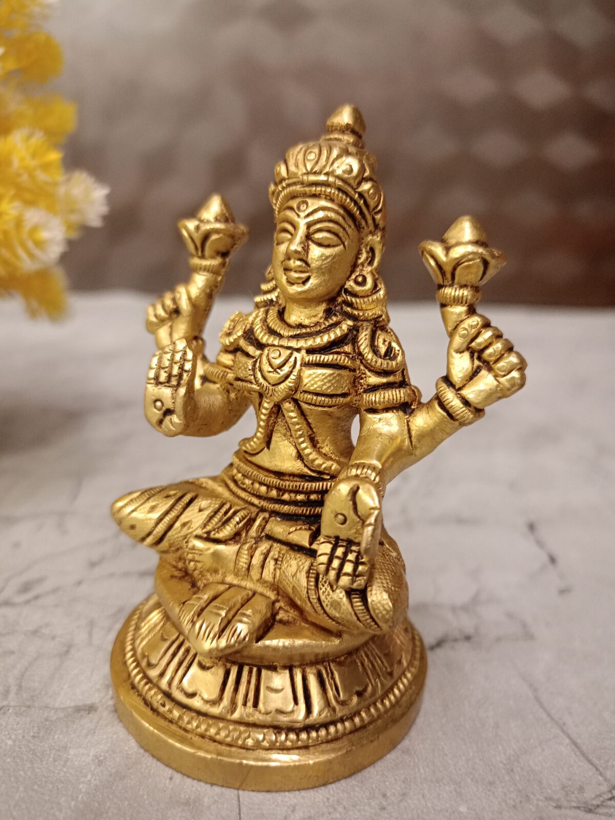 brass lakshmi idol pooja gift vgocart coimbatore india2 2 scaled