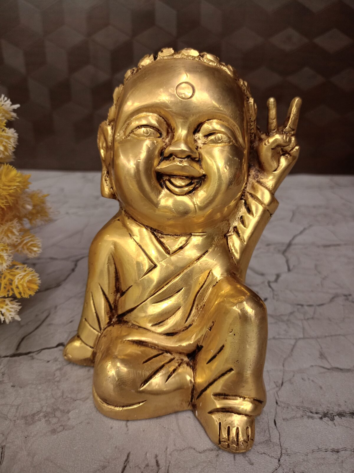 brass laughing buddha babe idol gift home decor gocart coimbatore india 3 scaled