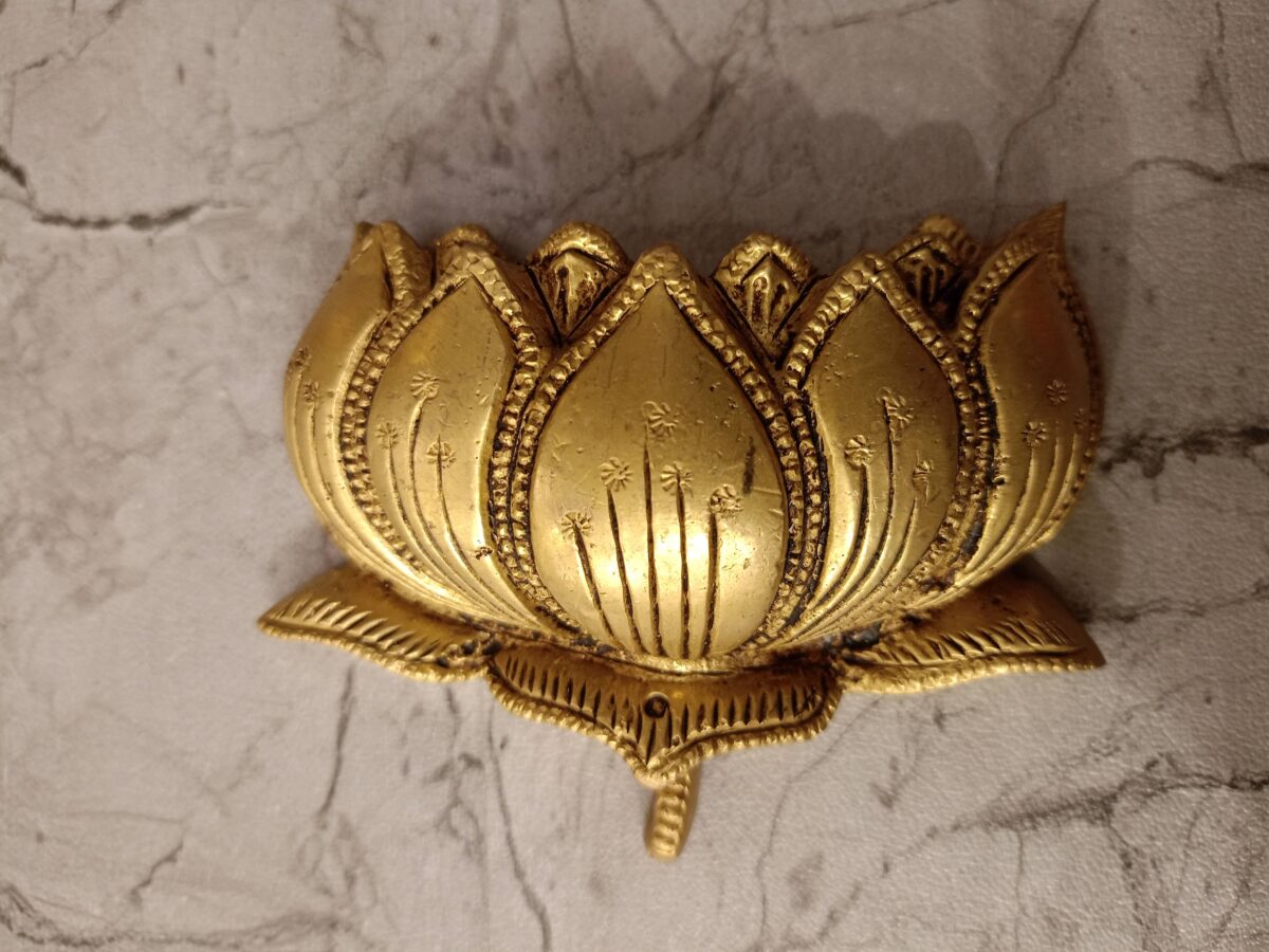 brass lotus pooja vgocart coimbatore india scaled