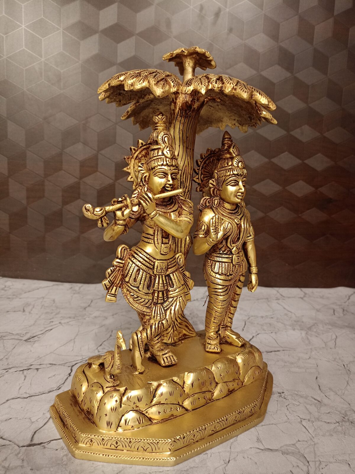 brass radha krishna idol pooja gift vgocart coimbatore india1 1 scaled