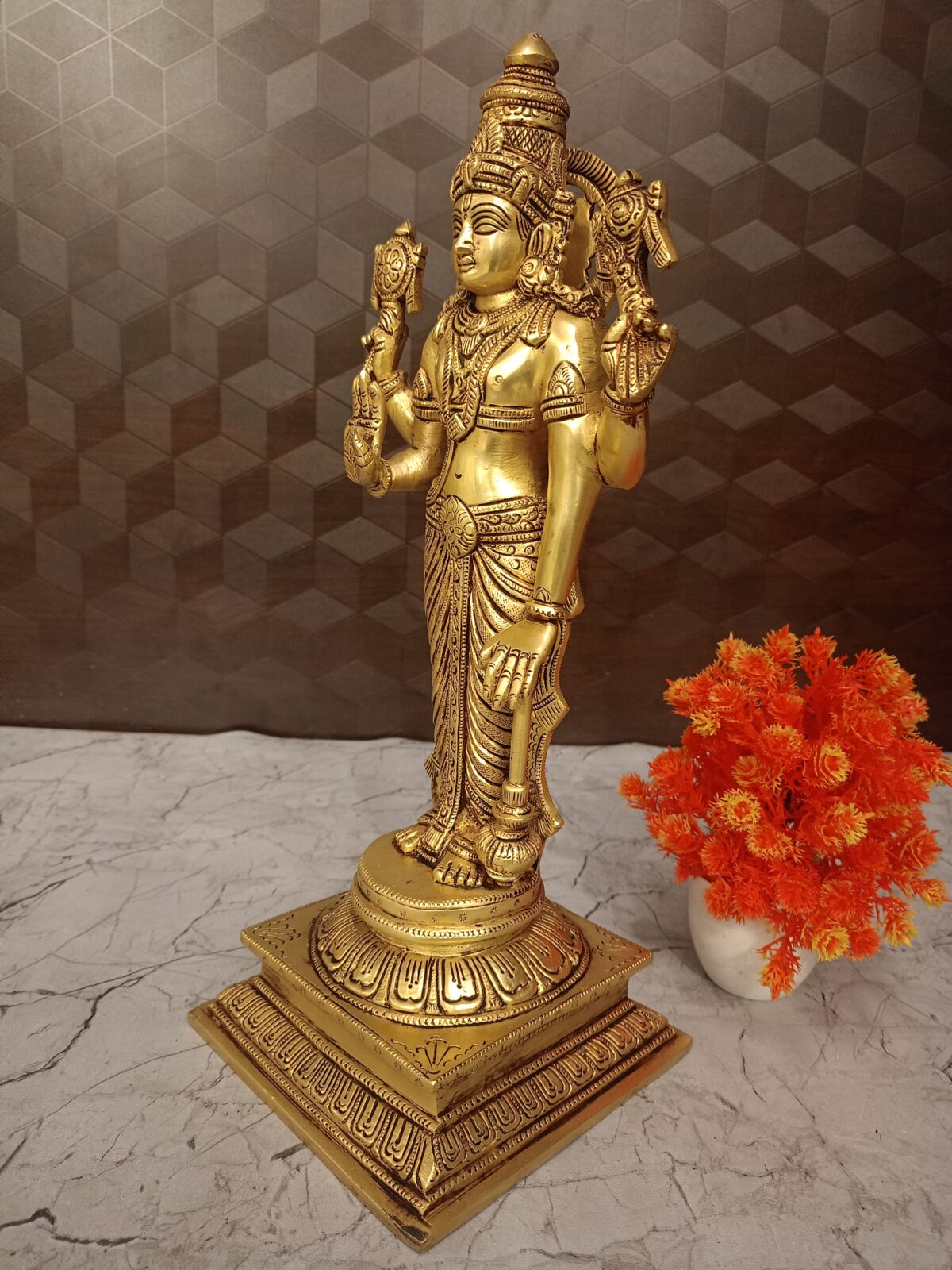 brass vishnu idol pooja gift vgocart coimbatore inida1 scaled