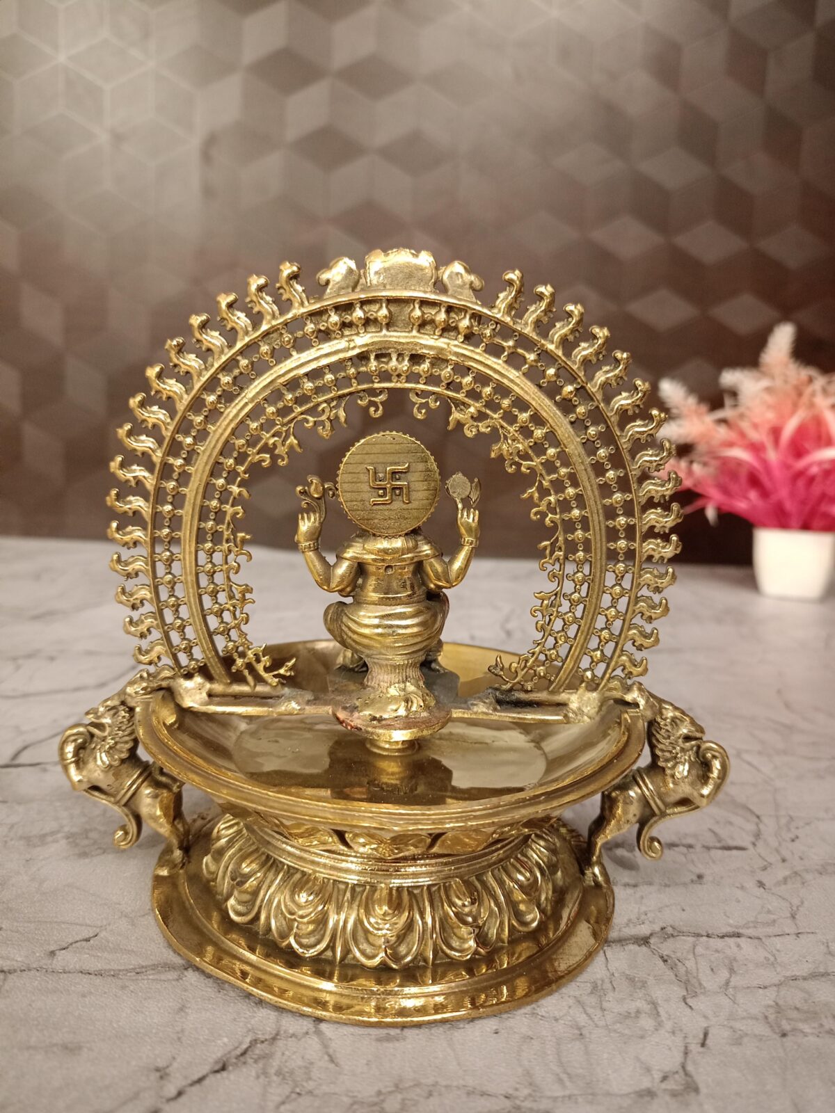 brass arch ganesha idol pooja gift vgocart coimbatore india3 scaled