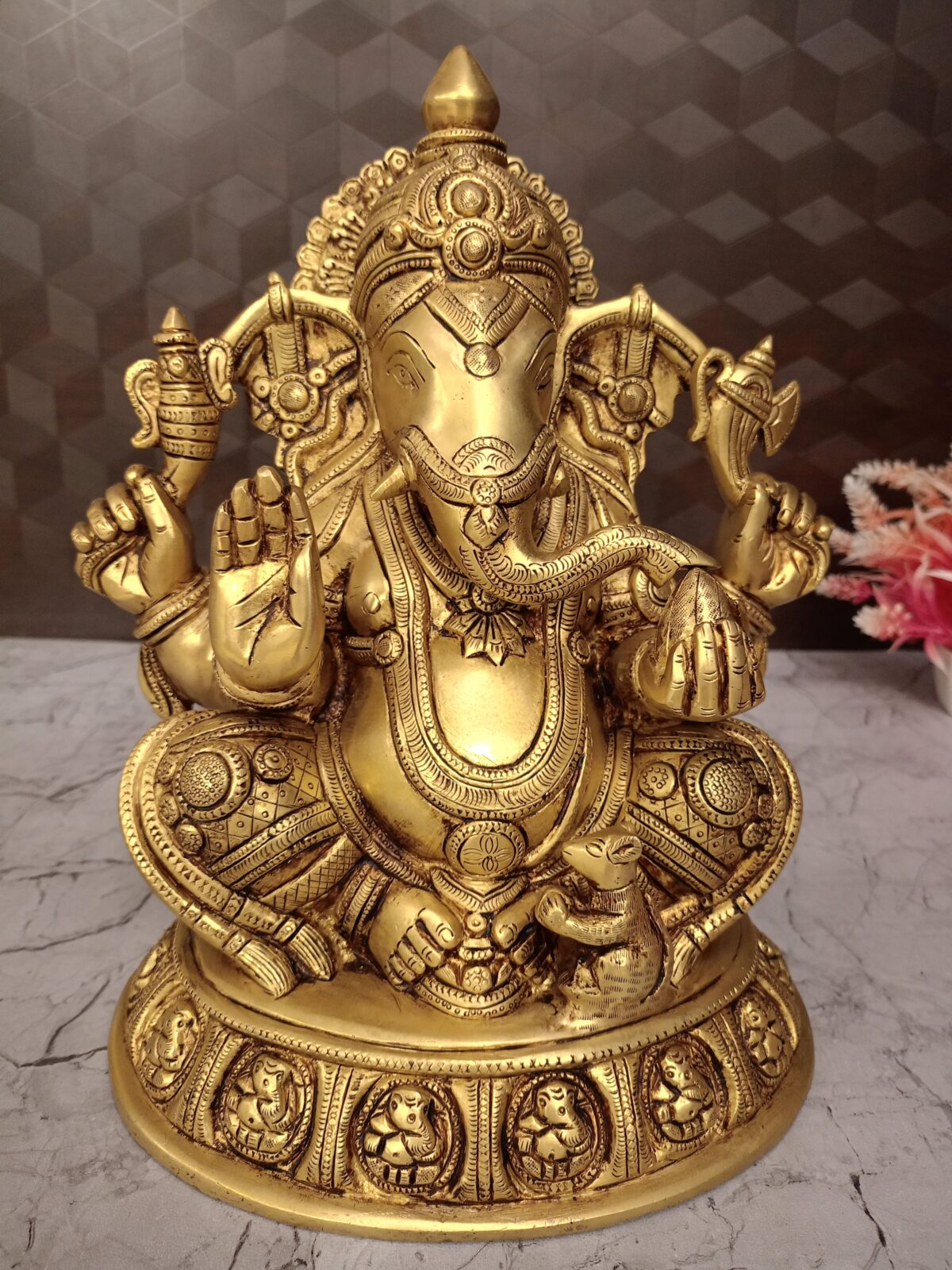 brass ashta ganesha idol pooja gift vgocart coimbatore india6 scaled