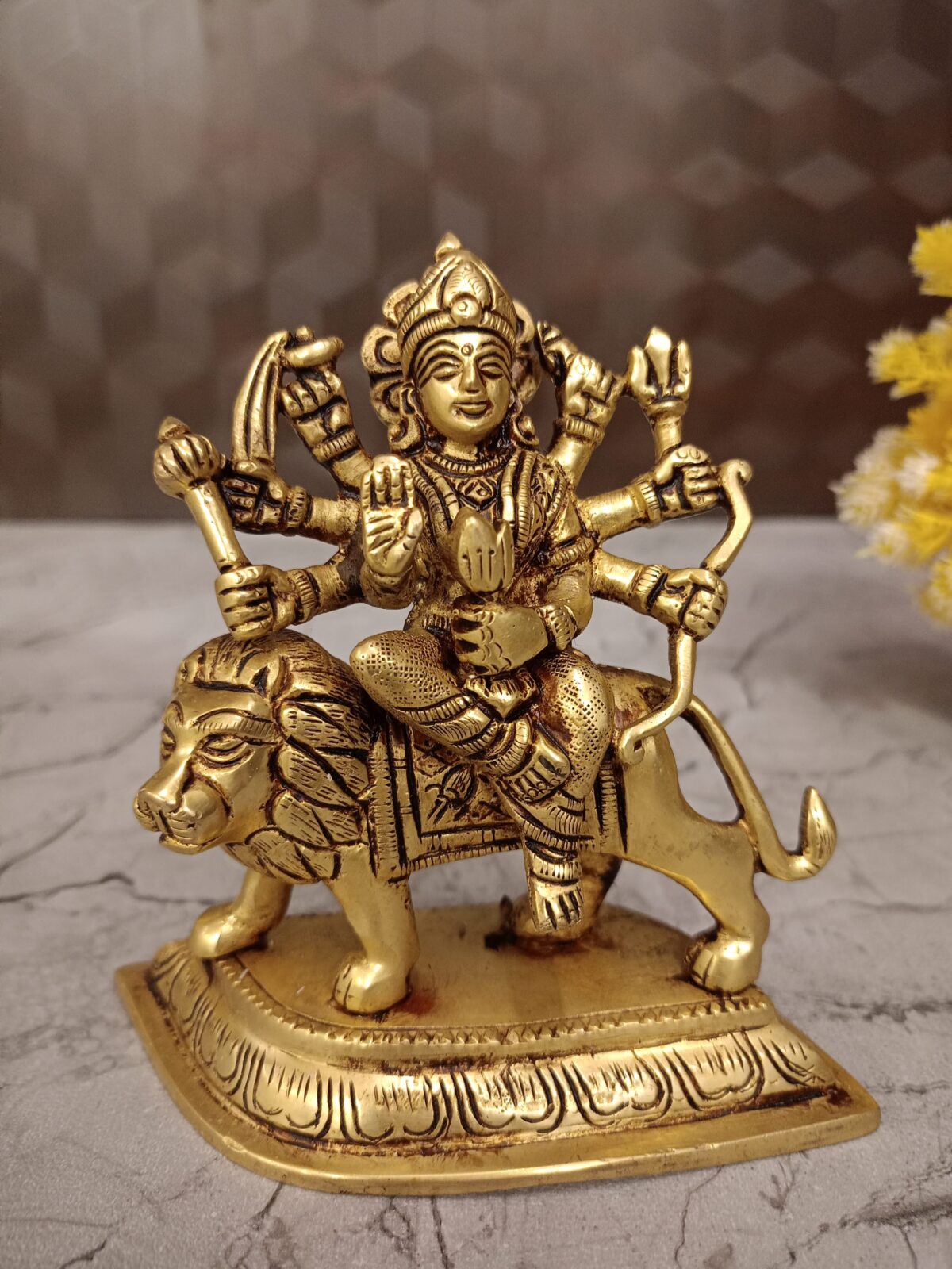 brass durgai amman idol pooja gift coimbatore india scaled