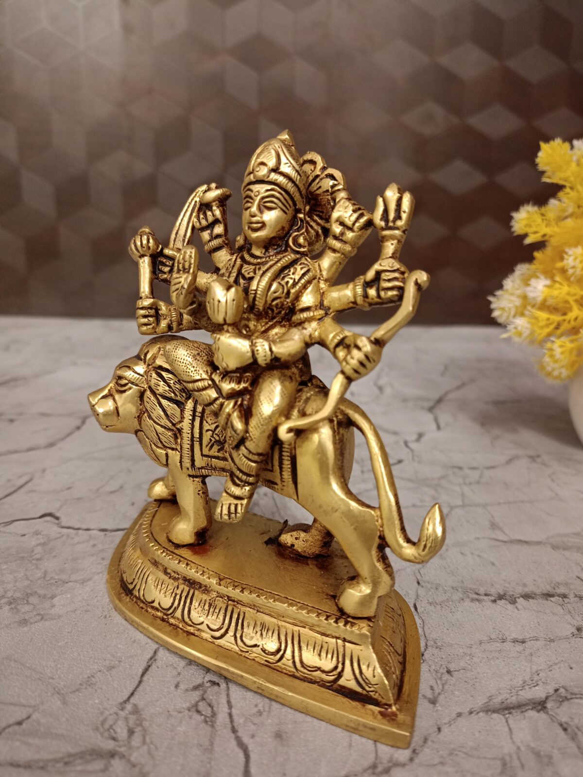 brass durgai amman idol pooja gift coimbatore india1 scaled