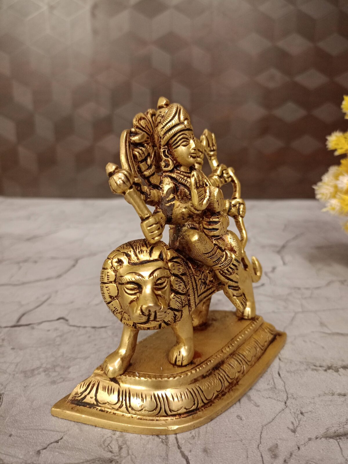 brass durgai amman idol pooja gift coimbatore india2 scaled