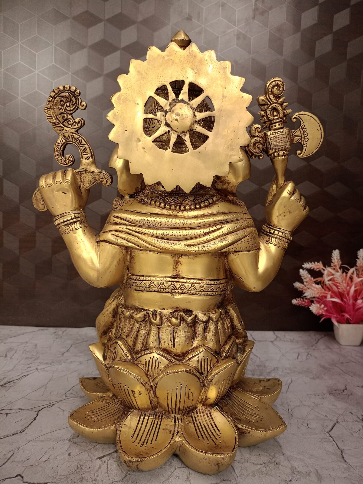 brass ganesha laddu idol pooja gift vgocart coimbatore india5 scaled