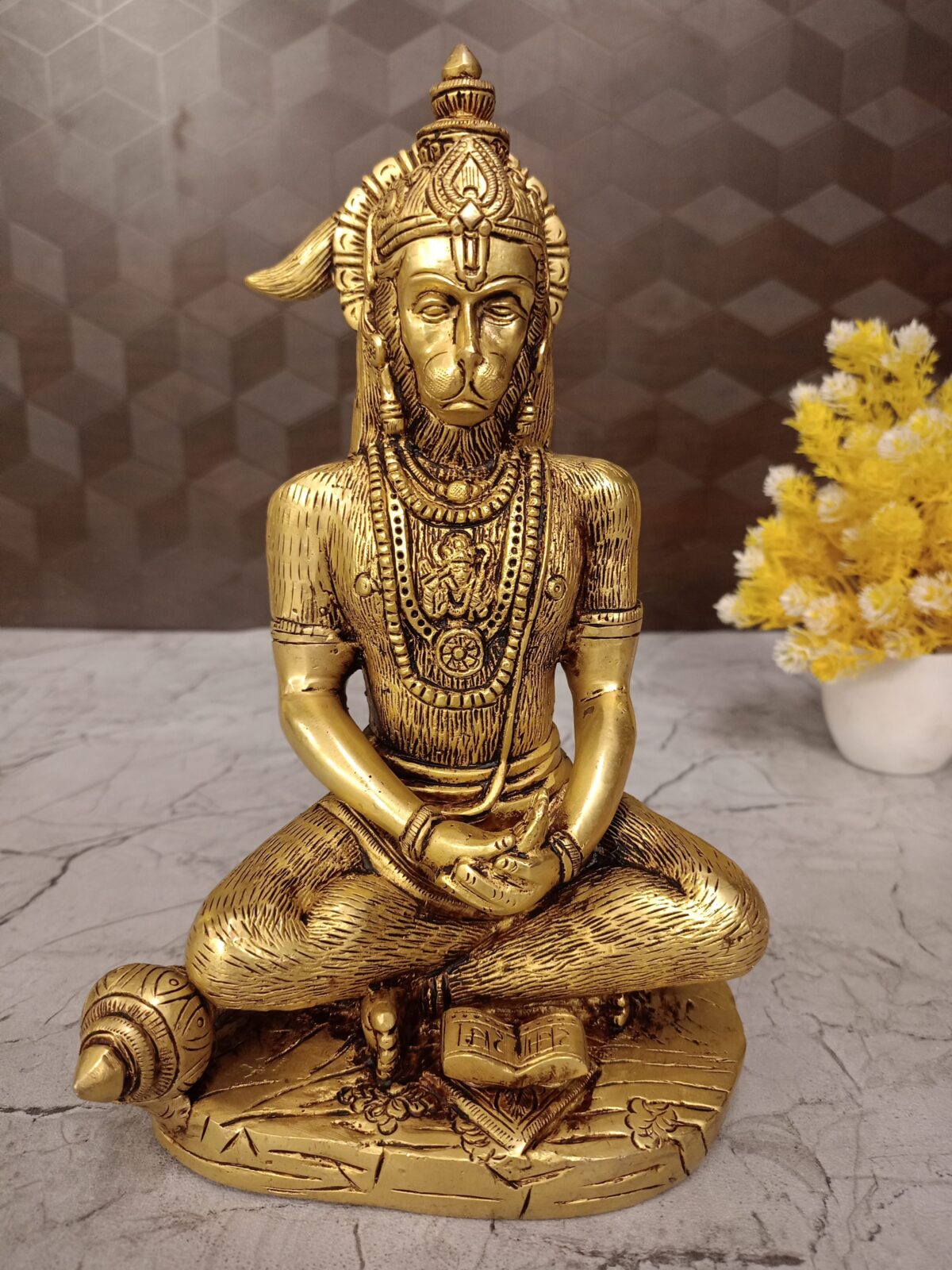 brass hanuman idol pooja gift handcraft vgocart coimbatore india scaled