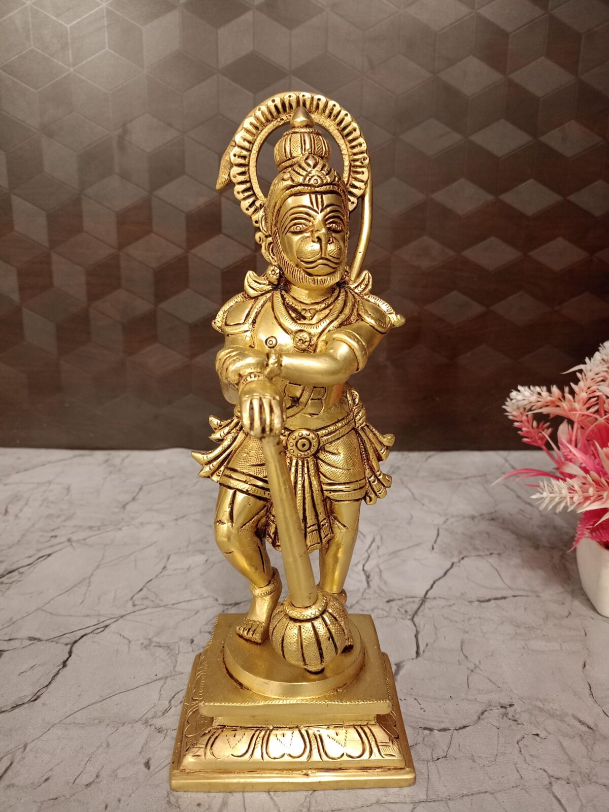 brass hanuman idol pooja gift vgocart coimbatore india scaled