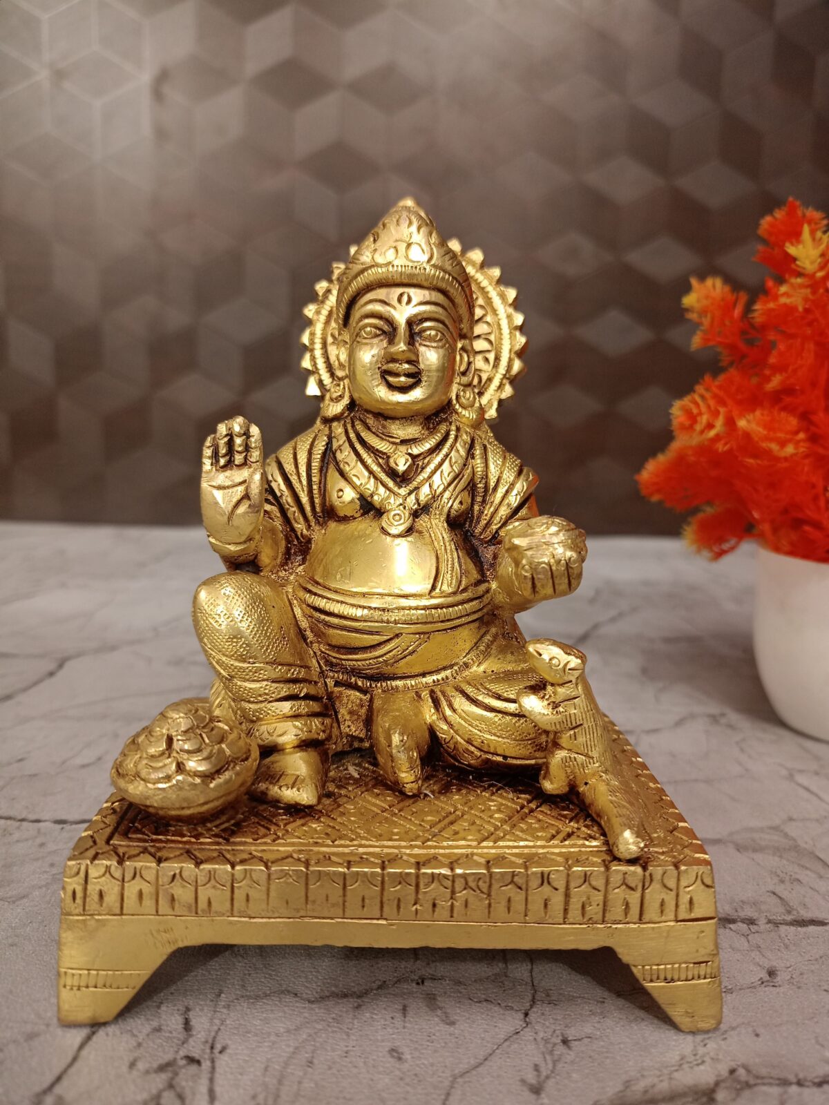 brass kuberar statue pooja gift vgocart coimbatore india scaled