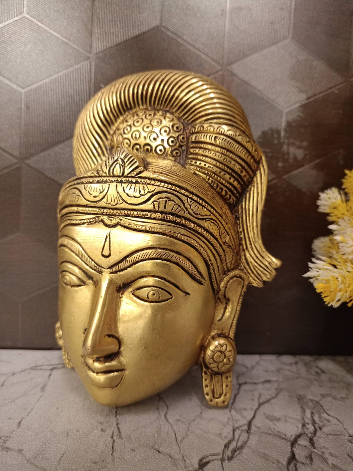 brass lady face wall mount vgocart coimbatore india1 scaled