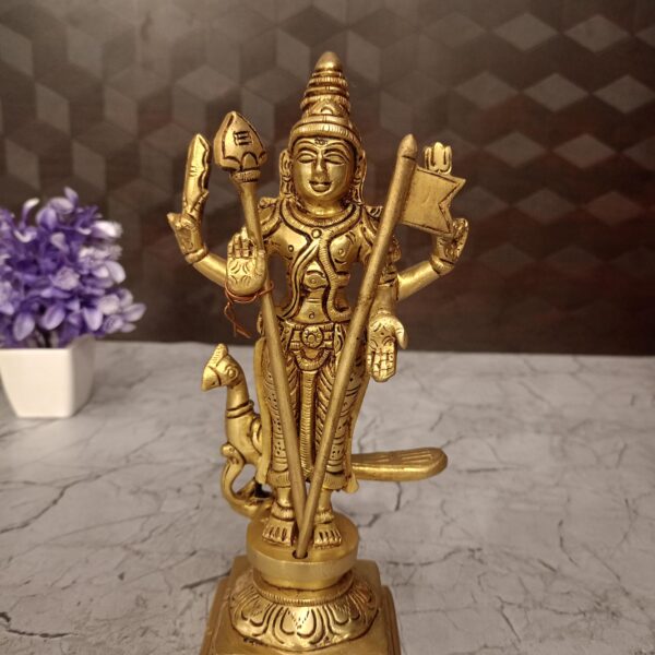 Buy Brass Murugan Statue For Pooja 8.5"