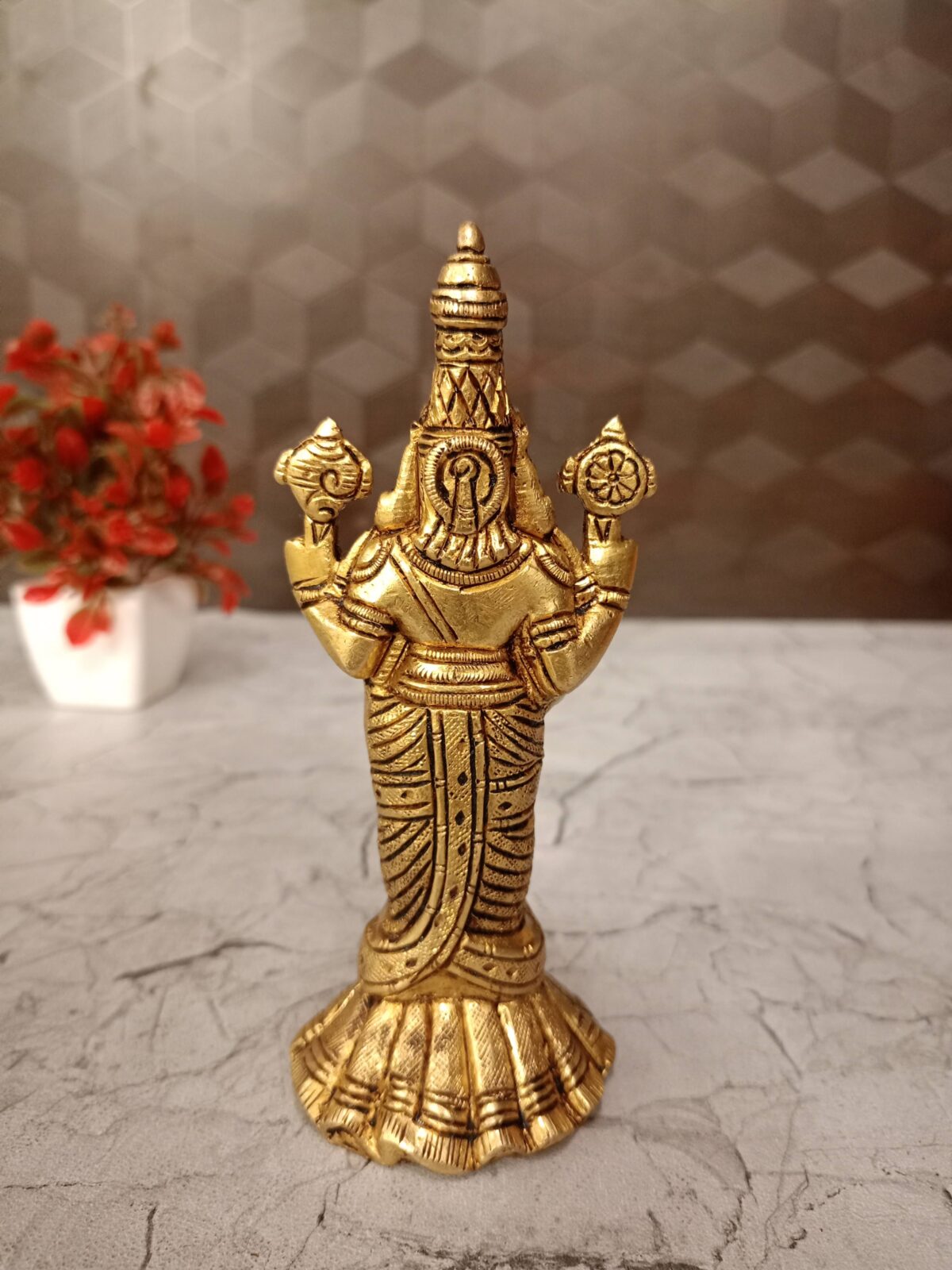 brass perumal idol pooja gift antique handcraft idol vgocart coimbatore india scaled