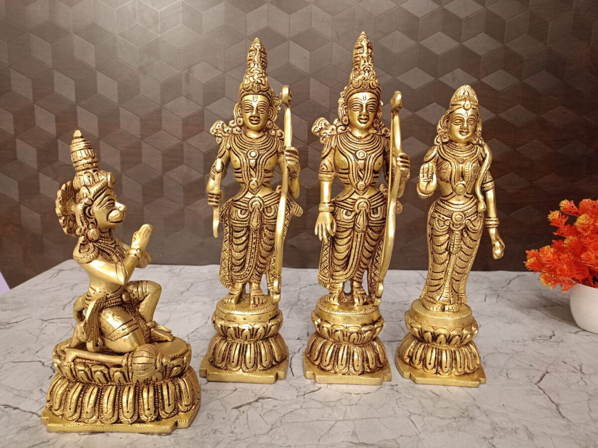 brass rama dharbar set pooja gift vgocart coimbatore india scaled