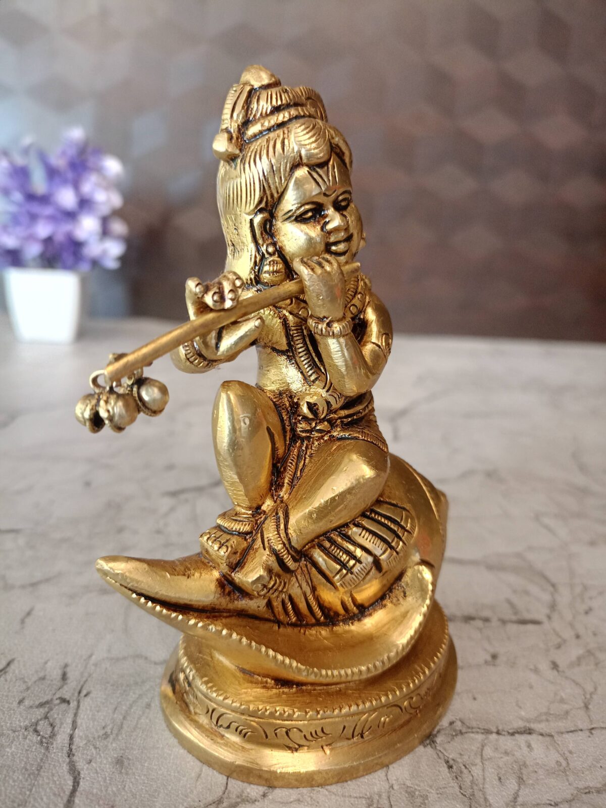 brass sangu krishna idol pooja gift vgocart coimbatore india1 scaled