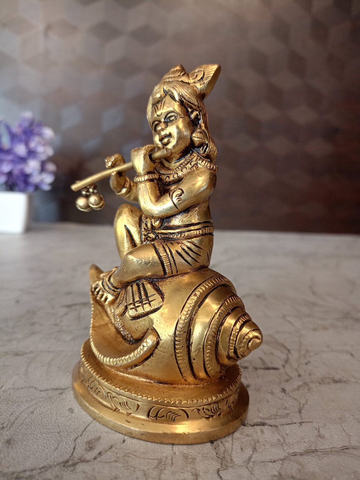 brass sangu krishna idol pooja gift vgocart coimbatore india2 scaled