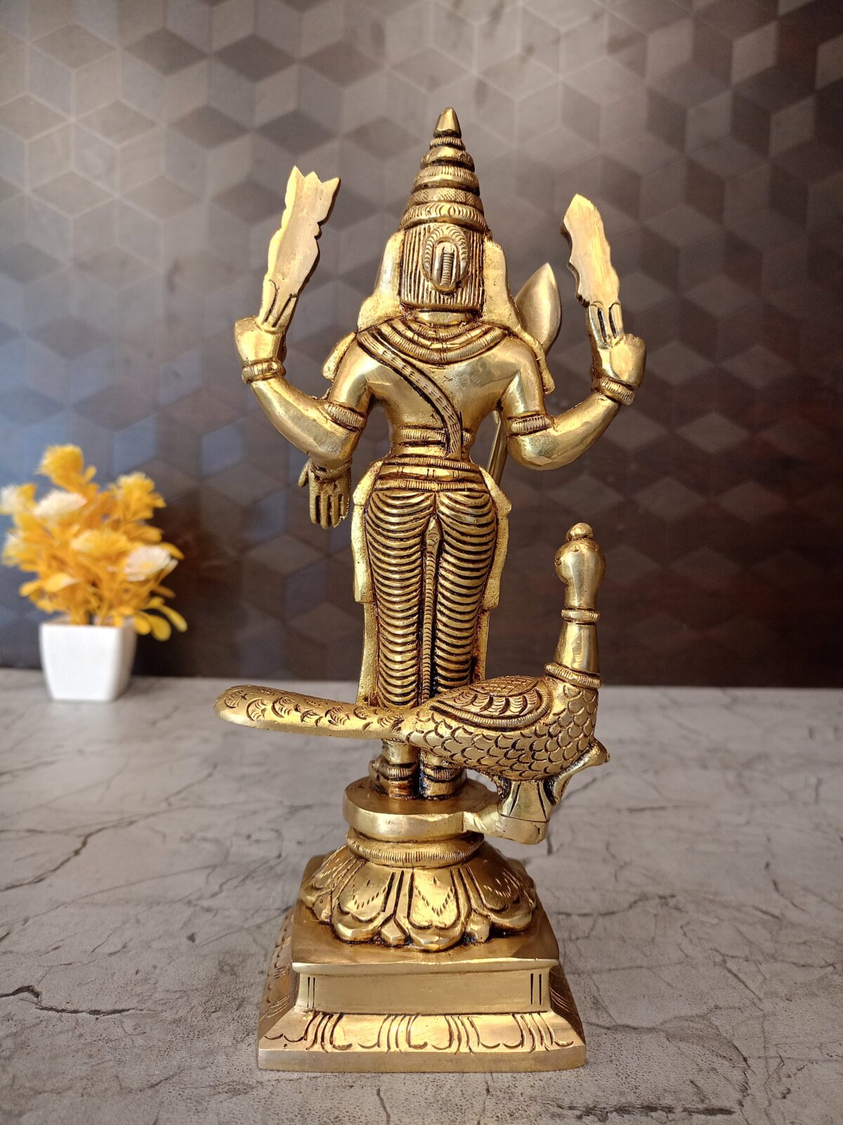 brass superfine murugan statue pooja gift antique vgocart coimbatore india7 scaled