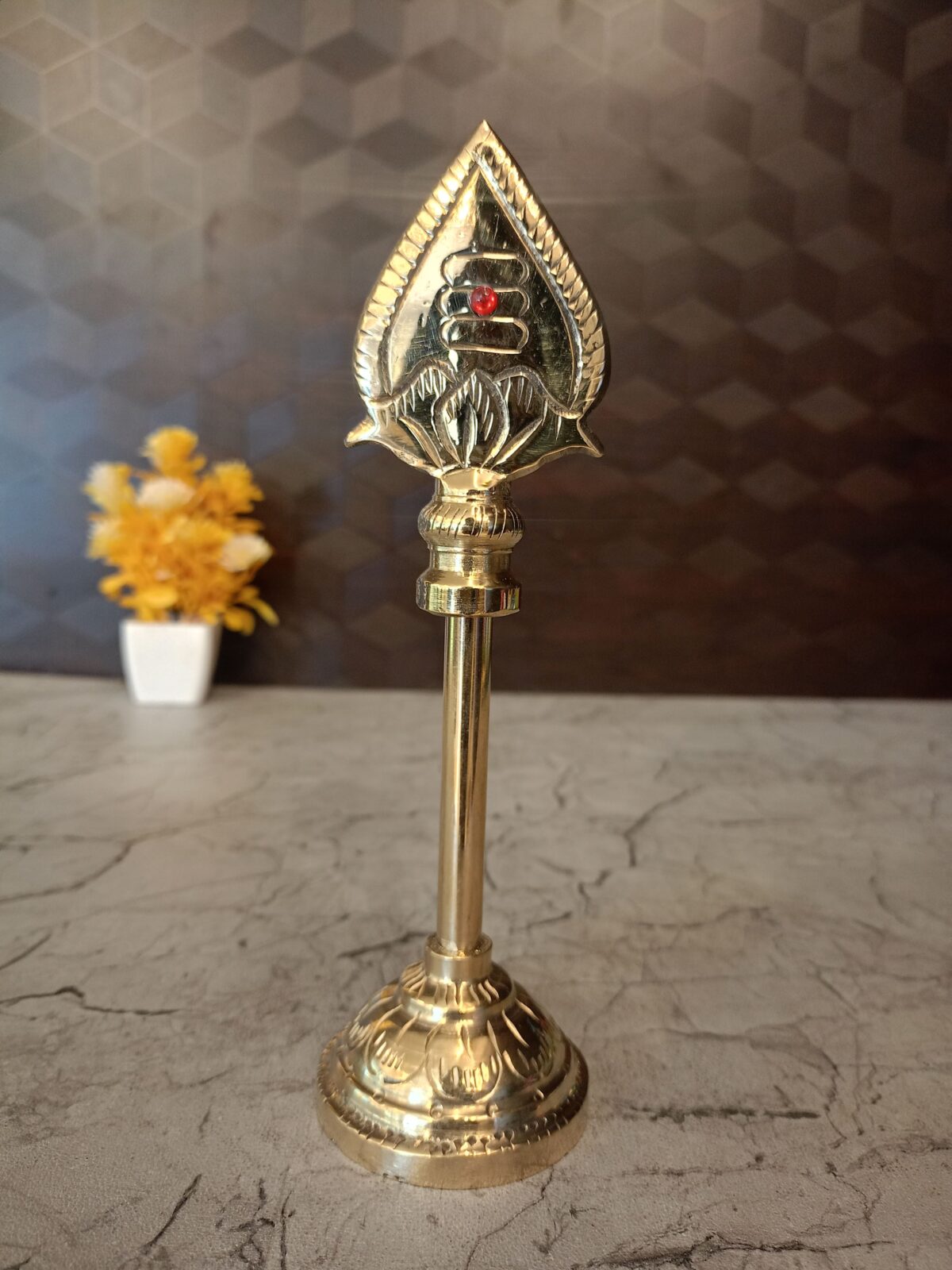 brass vel stone pooja gift vgocart coimbatore india scaled