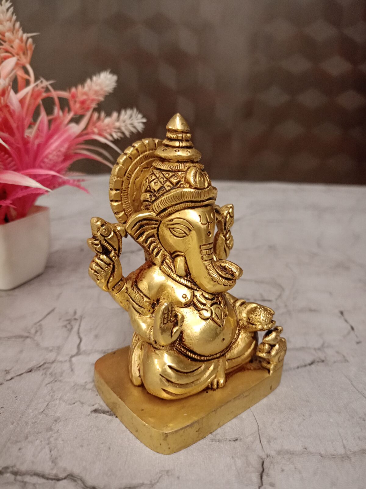 ganesha square base idol pooja gift vgocart coimbatore india1 scaled