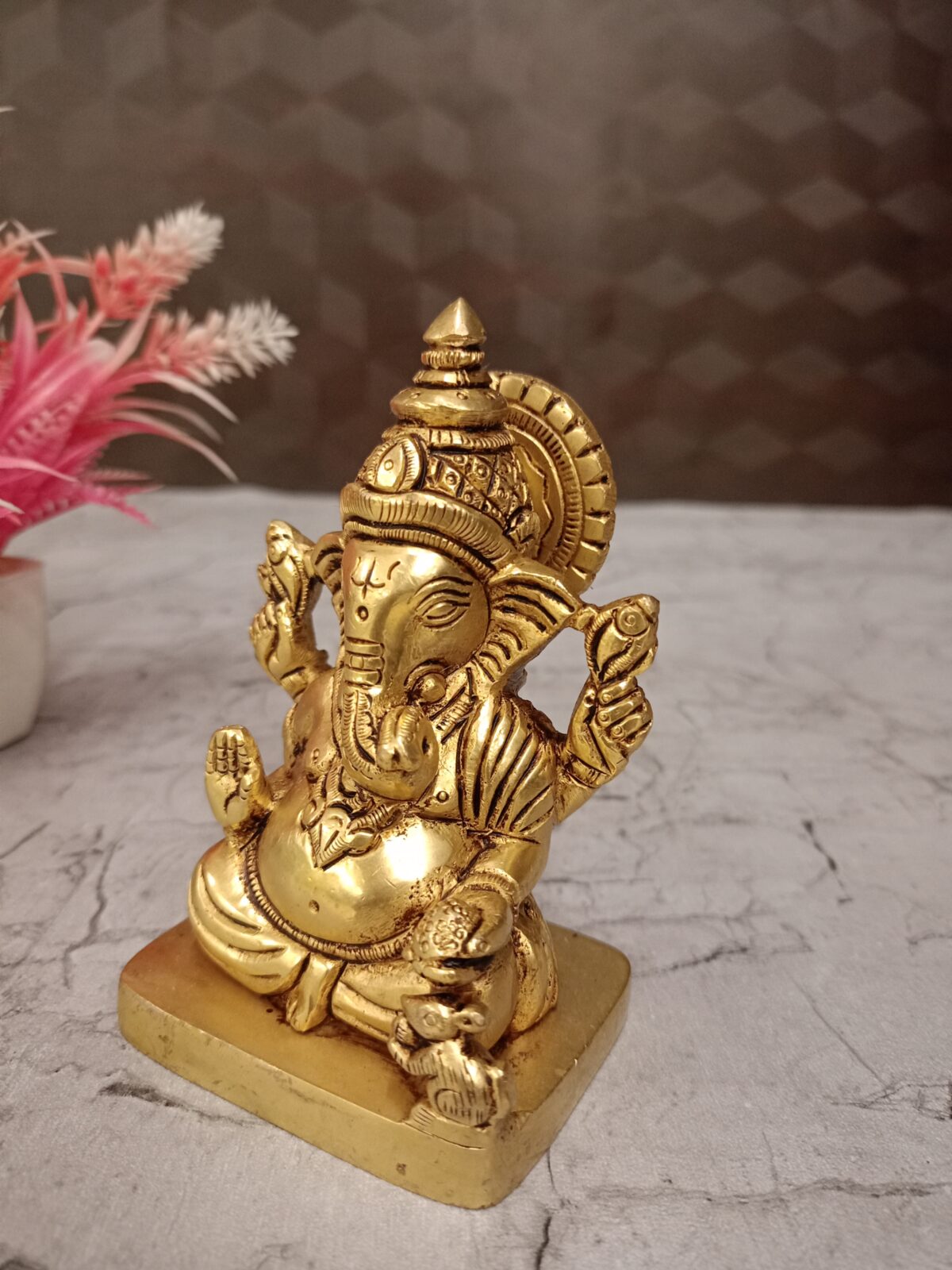 ganesha square base idol pooja gift vgocart coimbatore india2 scaled