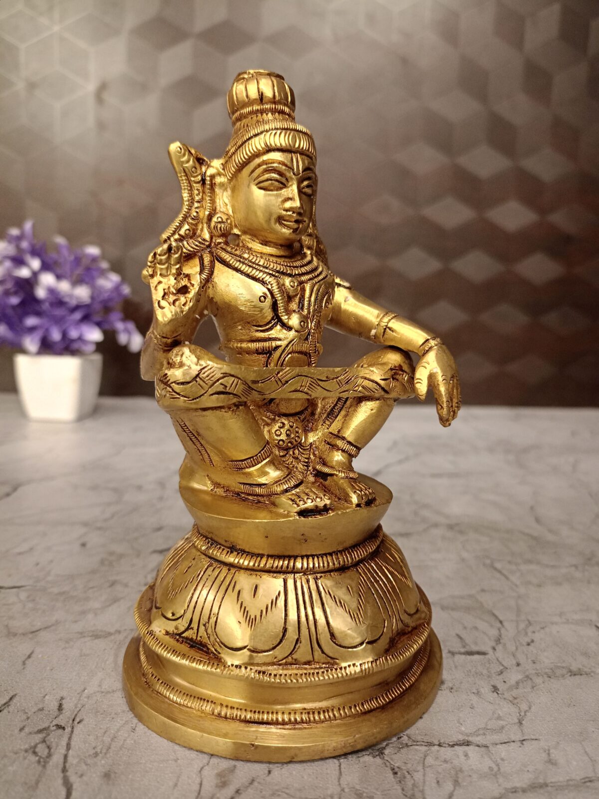 brass ayyapan idol pooja gift vgocart coimbatore india2 scaled