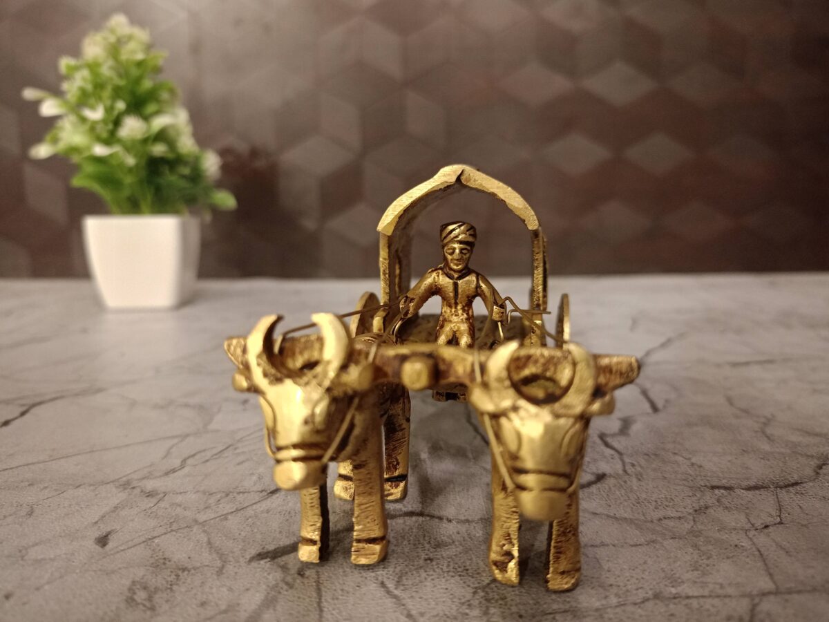 brass bullockart idol gift home decor vgocart coimbatore india1 scaled