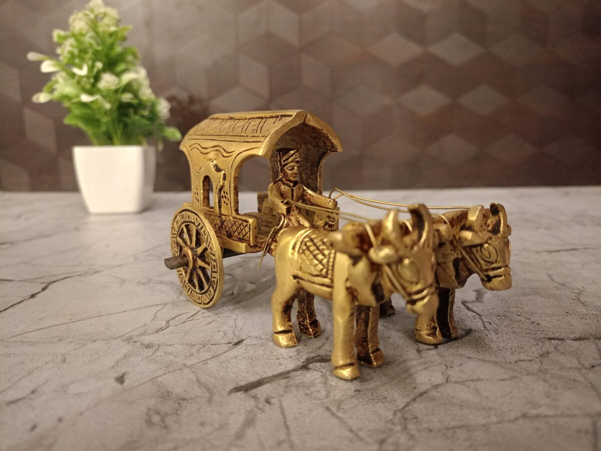 brass bullockart idol gift home decor vgocart coimbatore india3 scaled