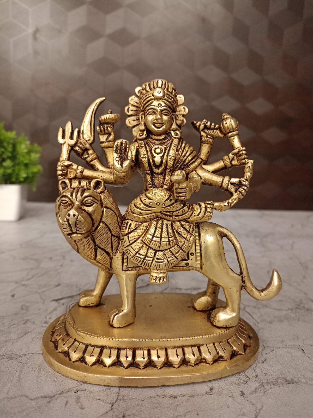 brass durgai amman idol pooja gift coimbatore india15 scaled