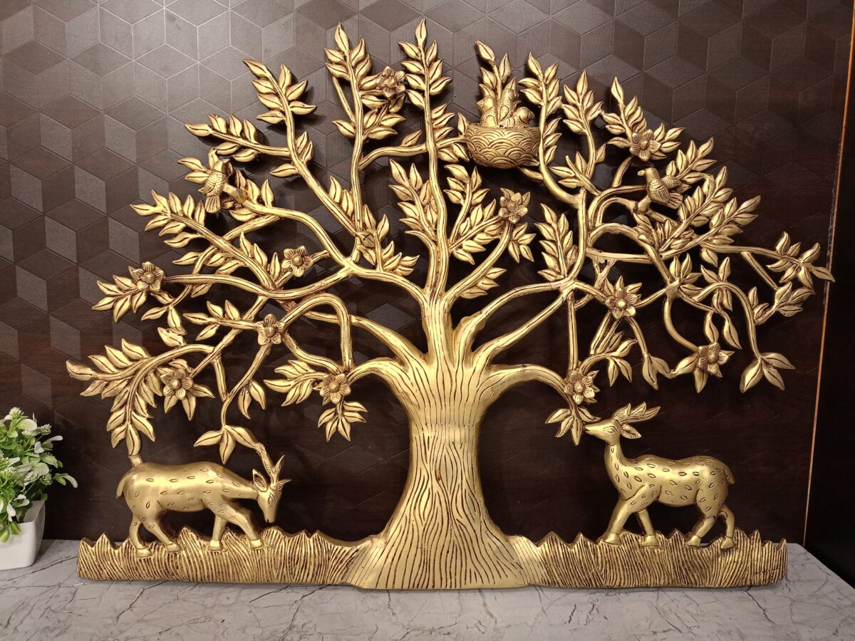 brass kalpavirutcham tree pooja gift wall mount coimbatore india scaled