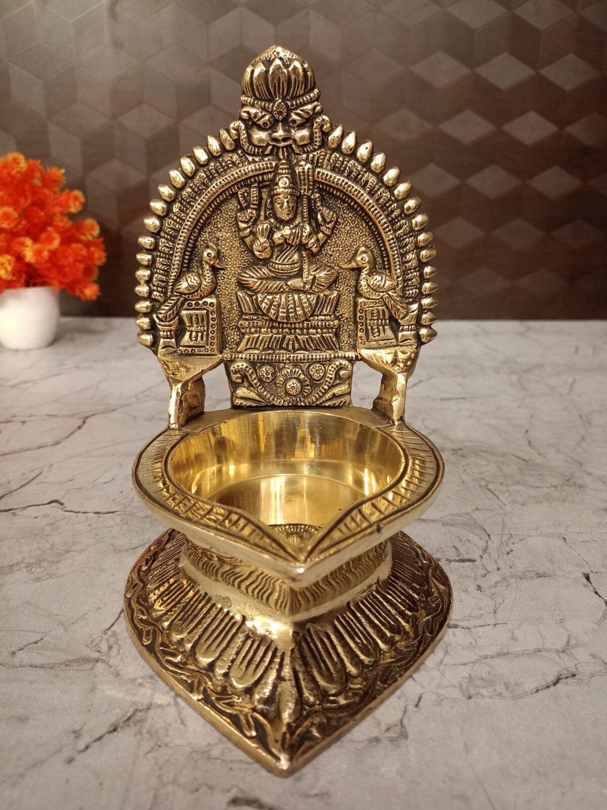 brass kamakshi diya for pooja gift vgocart coimbatore india4 scaled