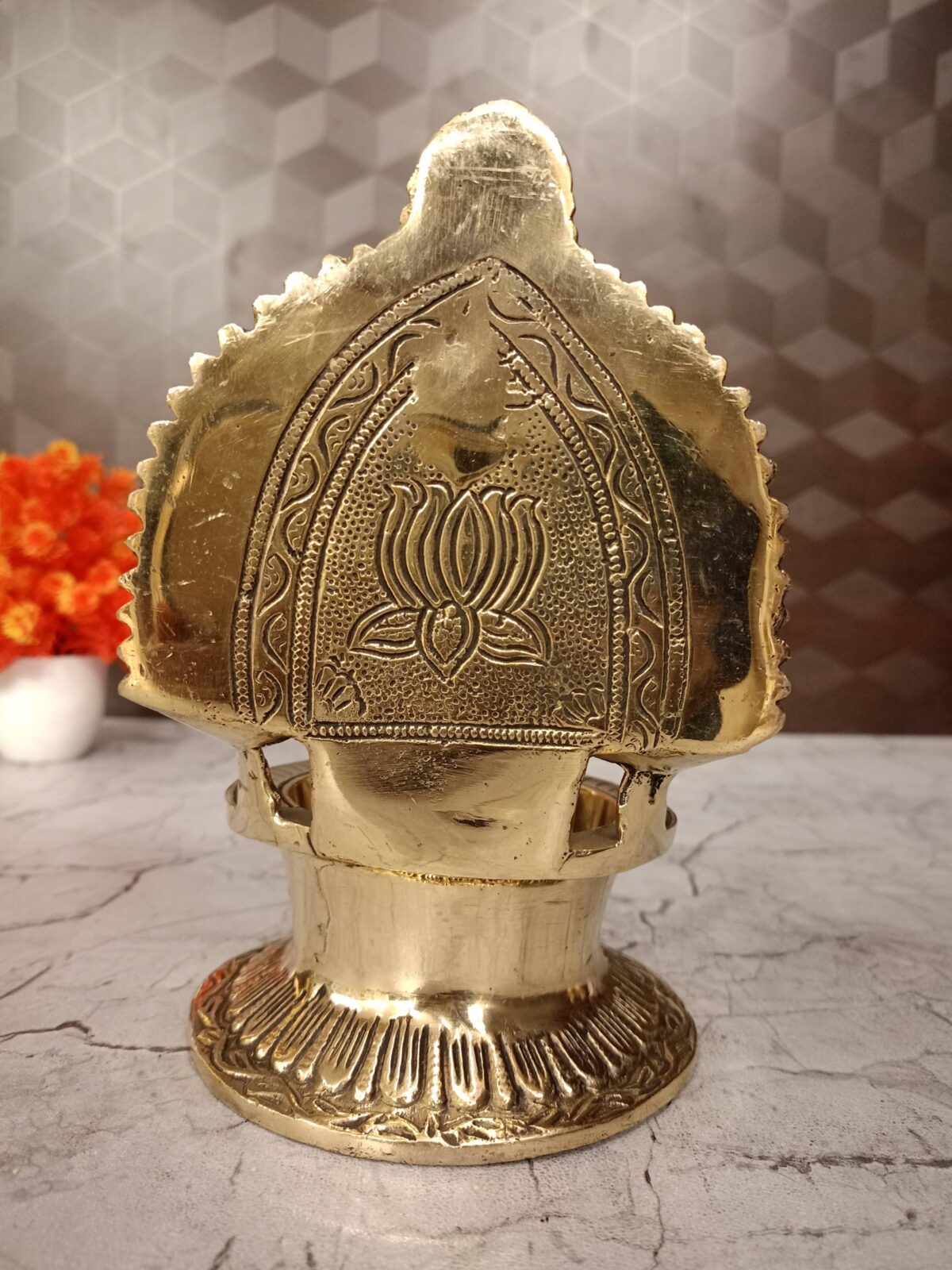 brass kamakshi diya for pooja gift vgocart coimbatore india8 scaled