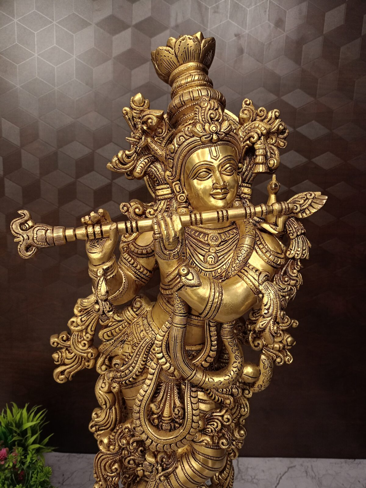 brass krishnar idol pooja gift home decor vgocart coimbatore india1 scaled